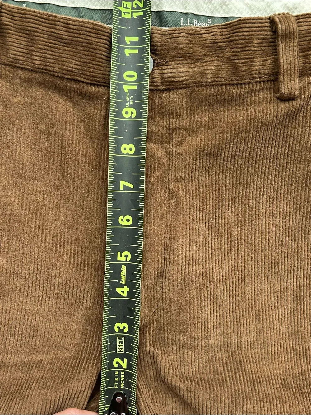 Classic L.L. Bean Men's Brown Corduroy Pants Sz 36x30 Causal Outdoor Y2K